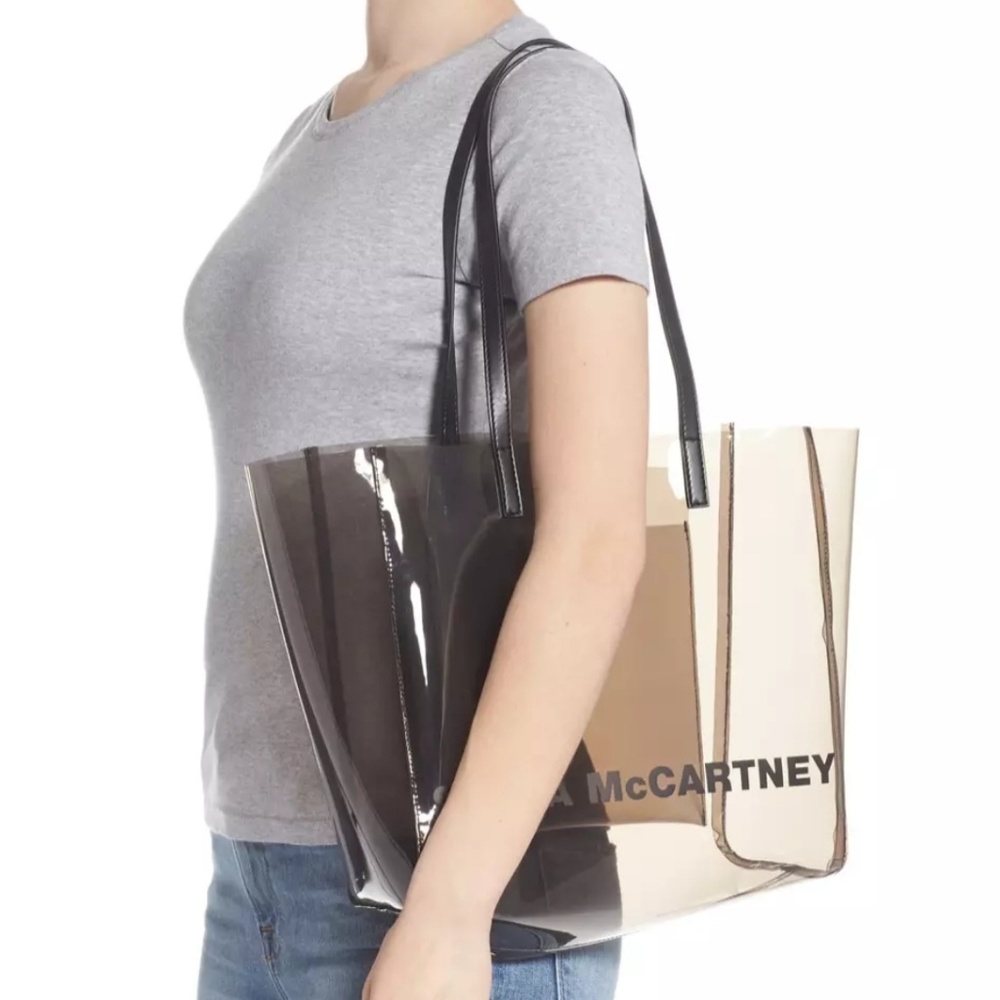 STELLA MCCARTNEY CLEAR SHOULDER TOTE - Picture 3 of 8